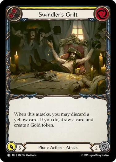 Swindler's Grift (Yellow) [SEA170] (High Seas)  Rainbow Foil | Devastation Store