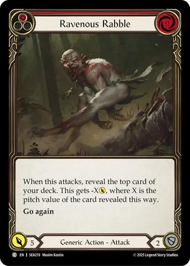 Ravenous Rabble (Red) [SEA219] (High Seas) | Devastation Store