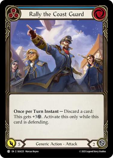 Rally the Coast Guard (Blue) [SEA225] (High Seas) | Devastation Store