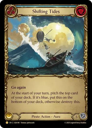 Shifting Tides (Treasure) [SEA148] (High Seas)  Cold Foil | Devastation Store