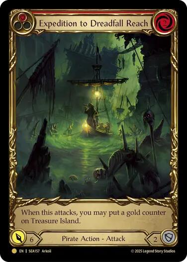 Expedition to Dreadfall Reach (Treasure) [SEA157] (High Seas)  Cold Foil | Devastation Store