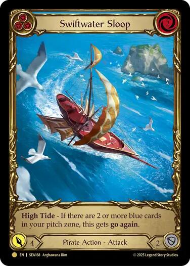 Swiftwater Sloop (Blue) (Treasure) [SEA168] (High Seas)  Cold Foil | Devastation Store