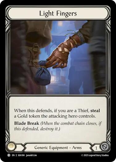 Light Fingers (Treasure) [SEA184] (High Seas)  Cold Foil | Devastation Store