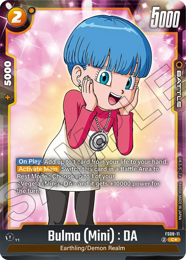 Bulma (Mini) : DA (Bonus Pack Alternate Art) [Starter Deck: Vegeta (Mini) Super Saiyan 3] | Devastation Store