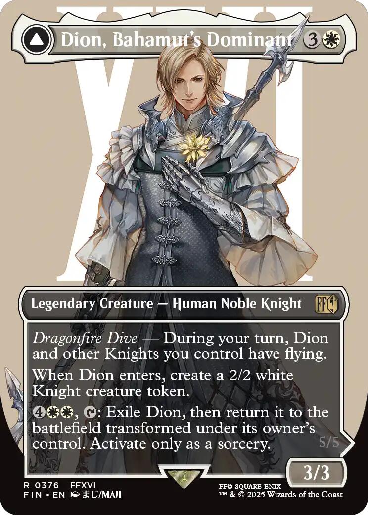 Dion, Bahamut's Dominant (Borderless) [FINAL FANTASY] | Devastation Store