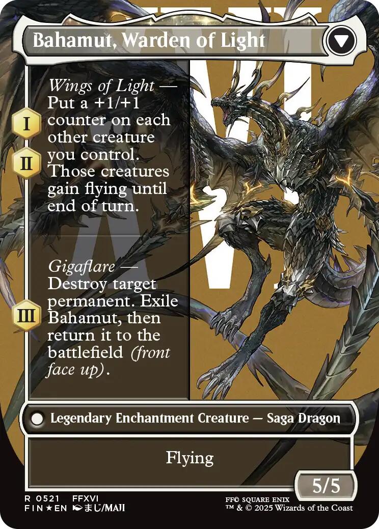 Dion, Bahamut's Dominant (Borderless) (Surge Foil) [FINAL FANTASY] | Devastation Store