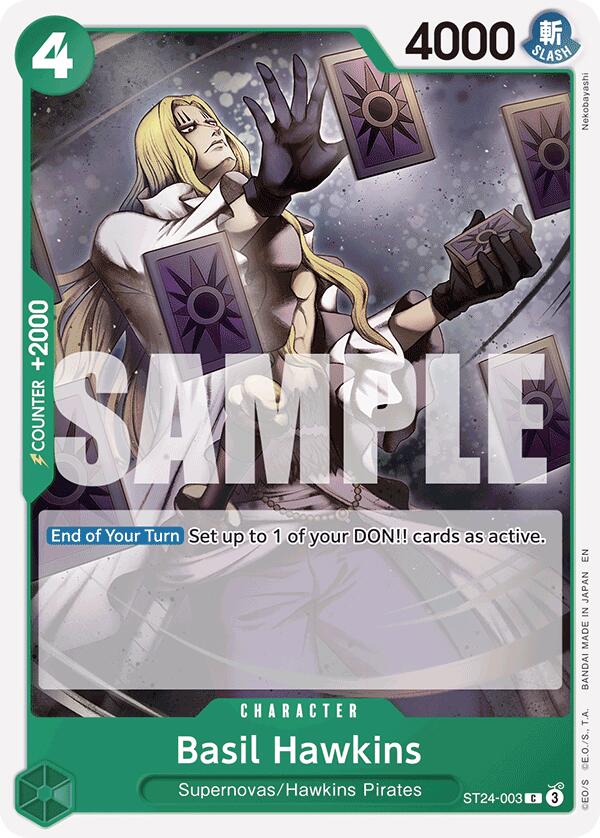 Basil Hawkins [Starter Deck: GREEN Jewelry Bonney] | Devastation Store