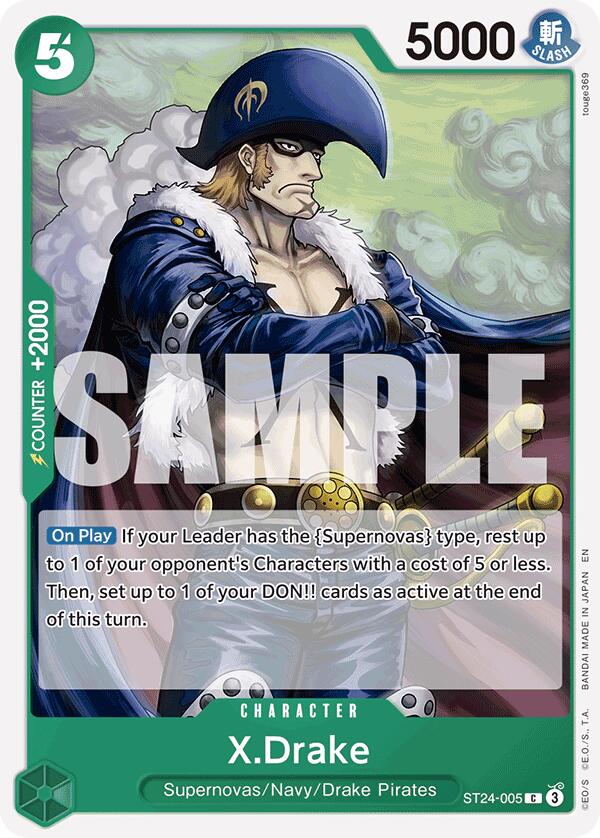 X.Drake [Starter Deck: GREEN Jewelry Bonney] | Devastation Store
