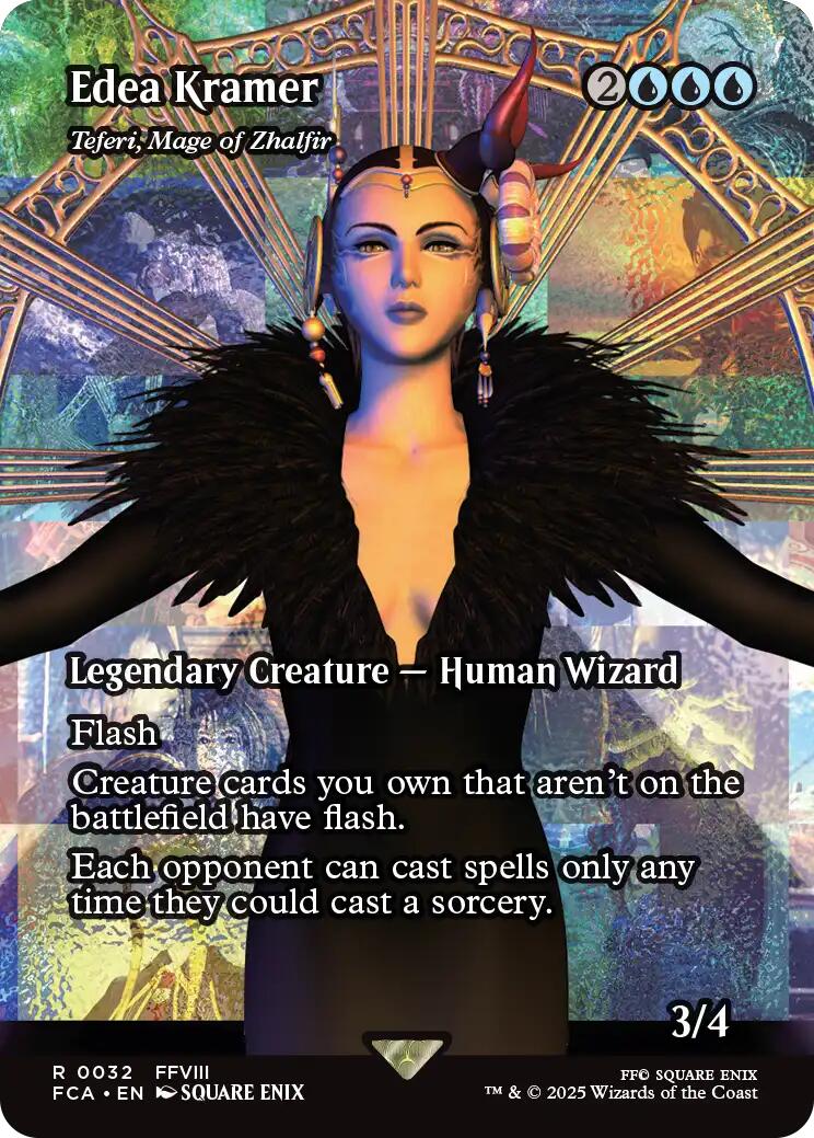 Edea Kramer - Teferi, Mage of Zhalfir (Showcase) [FINAL FANTASY : Through the Ages] | Devastation Store