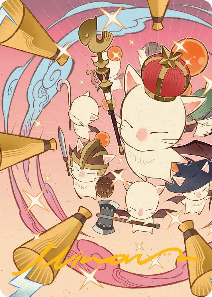 Summon: Good King Mog XII Art Card (Gold-Stamped Signature) [FINAL FANTASY Art Series] | Devastation Store