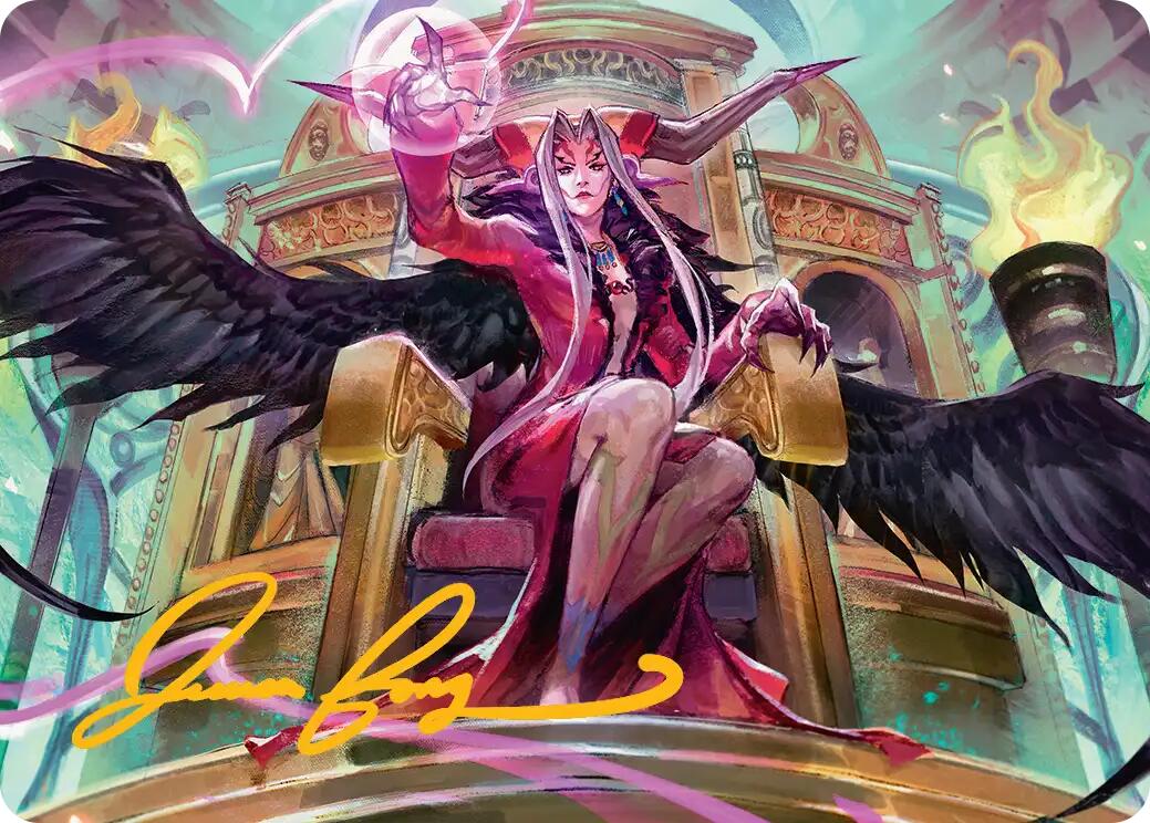 Sorceress's Schemes Art Card (Gold-Stamped Signature) [FINAL FANTASY Art Series] | Devastation Store