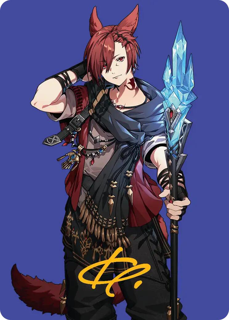 G'raha Tia, Scion Reborn Art Card (51) (Gold-Stamped Signature) [FINAL FANTASY Art Series] | Devastation Store