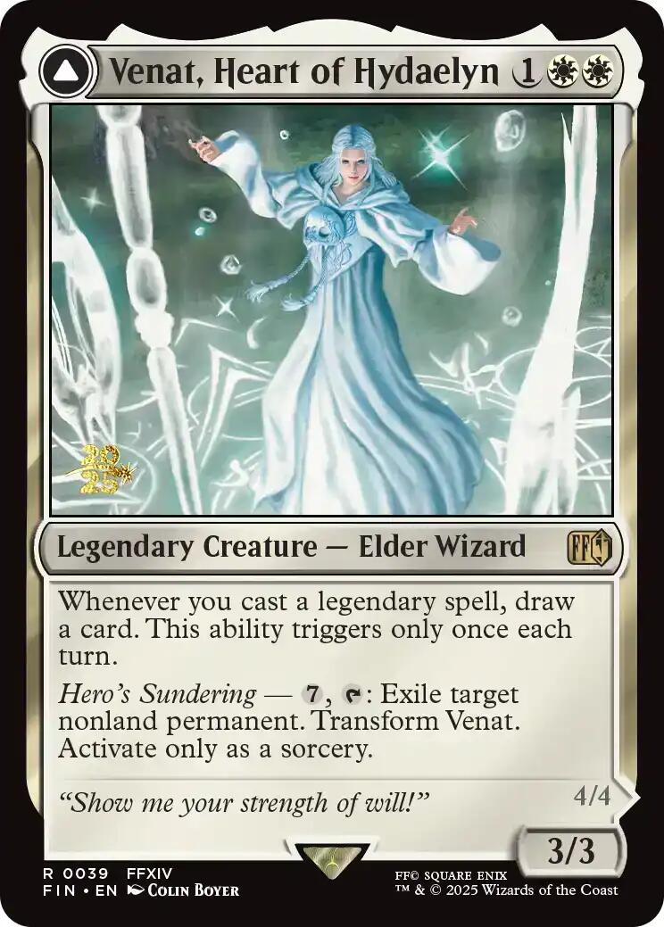Venat, Heart of Hydaelyn // Hydaelyn, the Mothercrystal [FINAL FANTASY Prerelease Promo] | Devastation Store