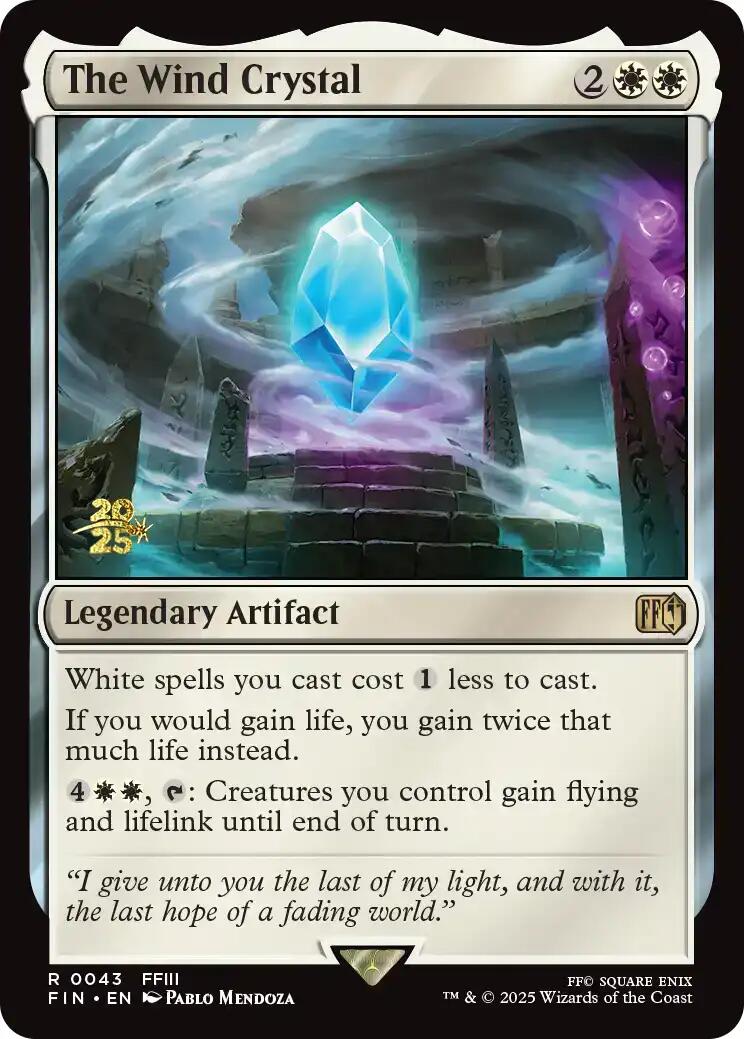 The Wind Crystal [FINAL FANTASY Prerelease Promo] | Devastation Store