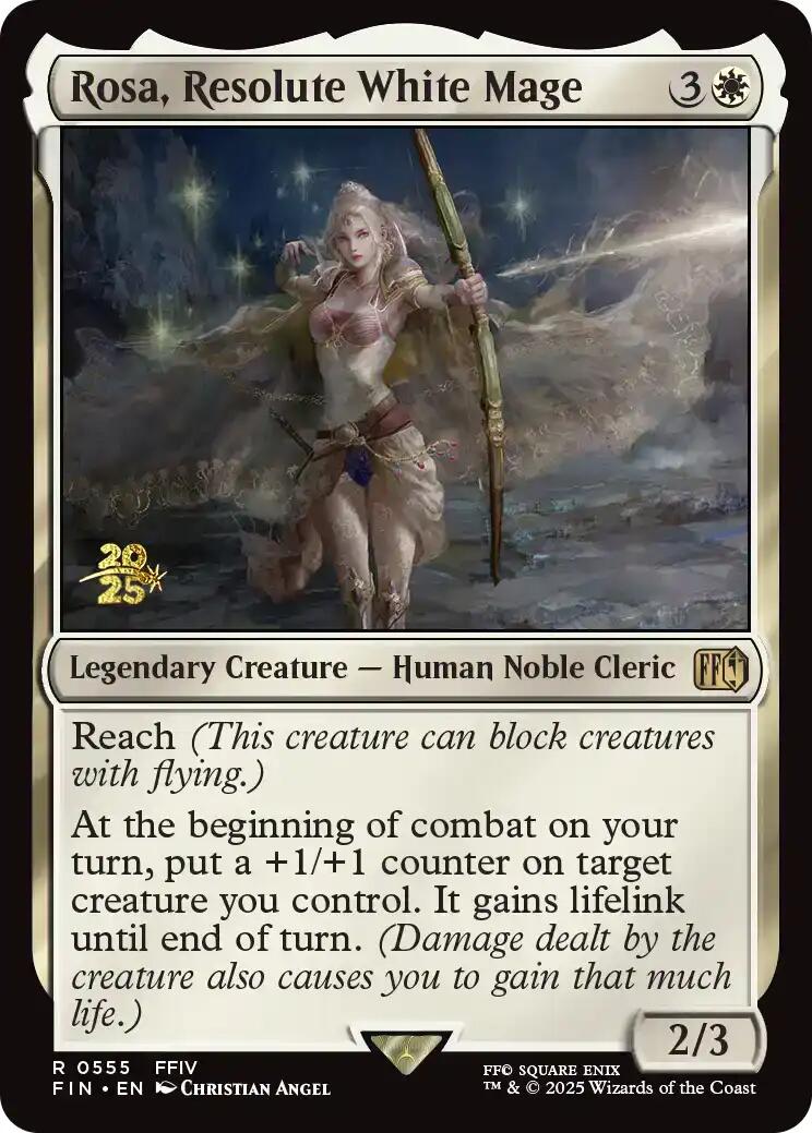 Rosa, Resolute White Mage [FINAL FANTASY Prerelease Promo] | Devastation Store