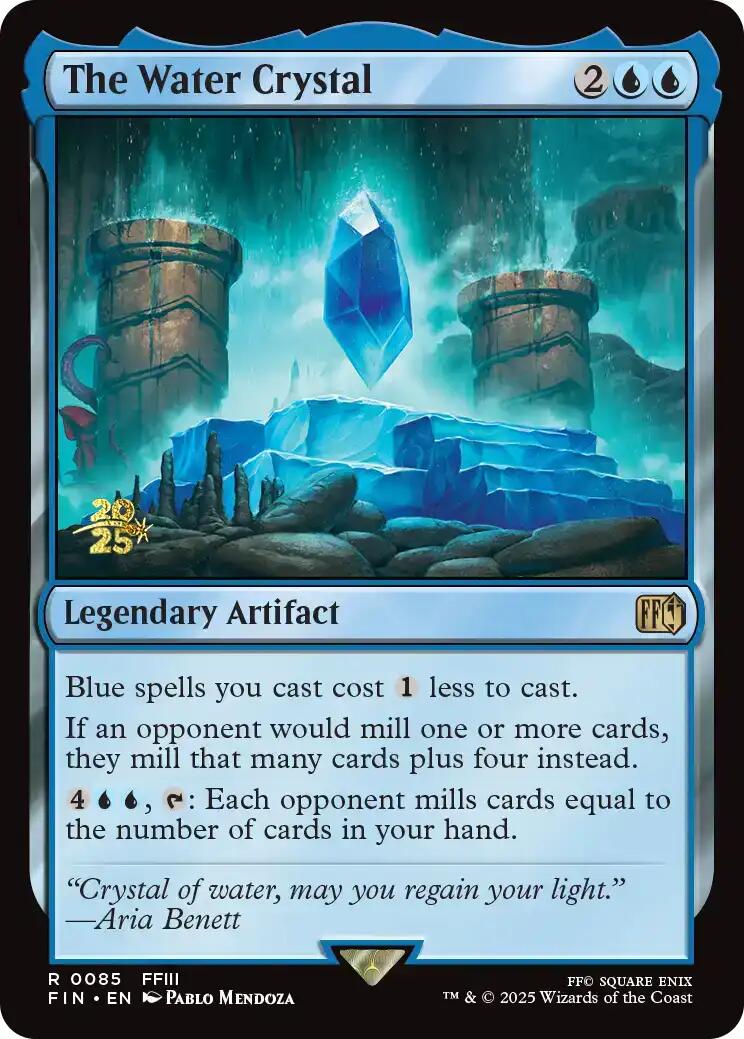 The Water Crystal [FINAL FANTASY Prerelease Promo] | Devastation Store