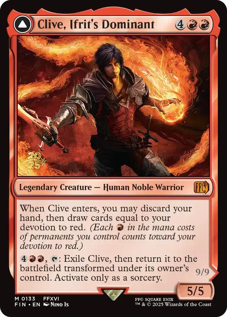 Clive, Ifrit's Dominant [FINAL FANTASY Prerelease Promo] | Devastation Store