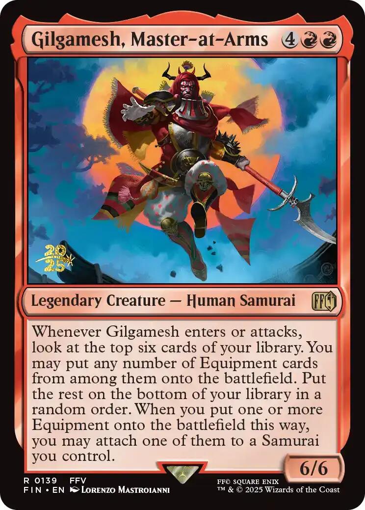 Gilgamesh, Master-at-Arms [FINAL FANTASY Prerelease Promo] | Devastation Store