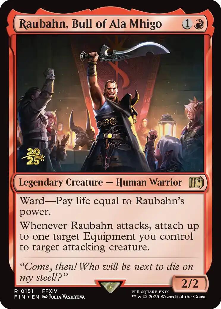 Raubahn, Bull of Ala Mhigo [FINAL FANTASY Prerelease Promo] | Devastation Store