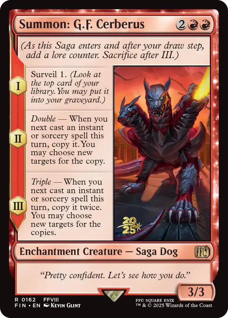 Summon: G.F. Cerberus [FINAL FANTASY Prerelease Promo] | Devastation Store