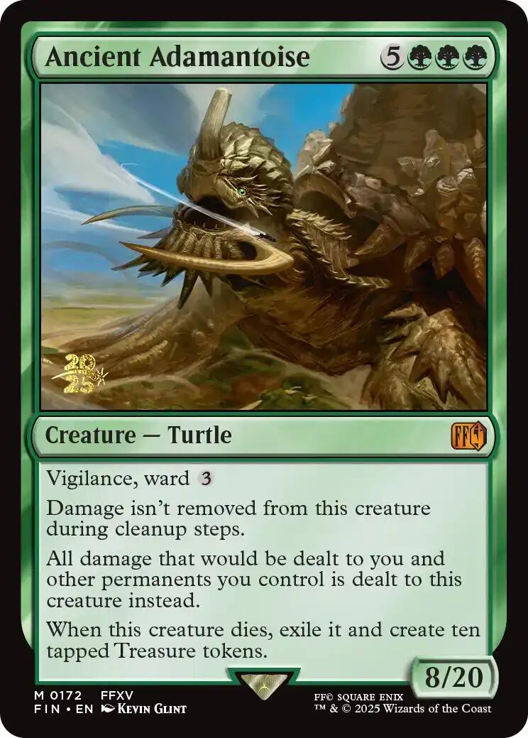 Ancient Adamantoise [FINAL FANTASY Prerelease Promo] | Devastation Store