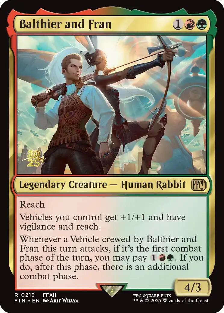 Balthier and Fran [FINAL FANTASY Prerelease Promo] | Devastation Store