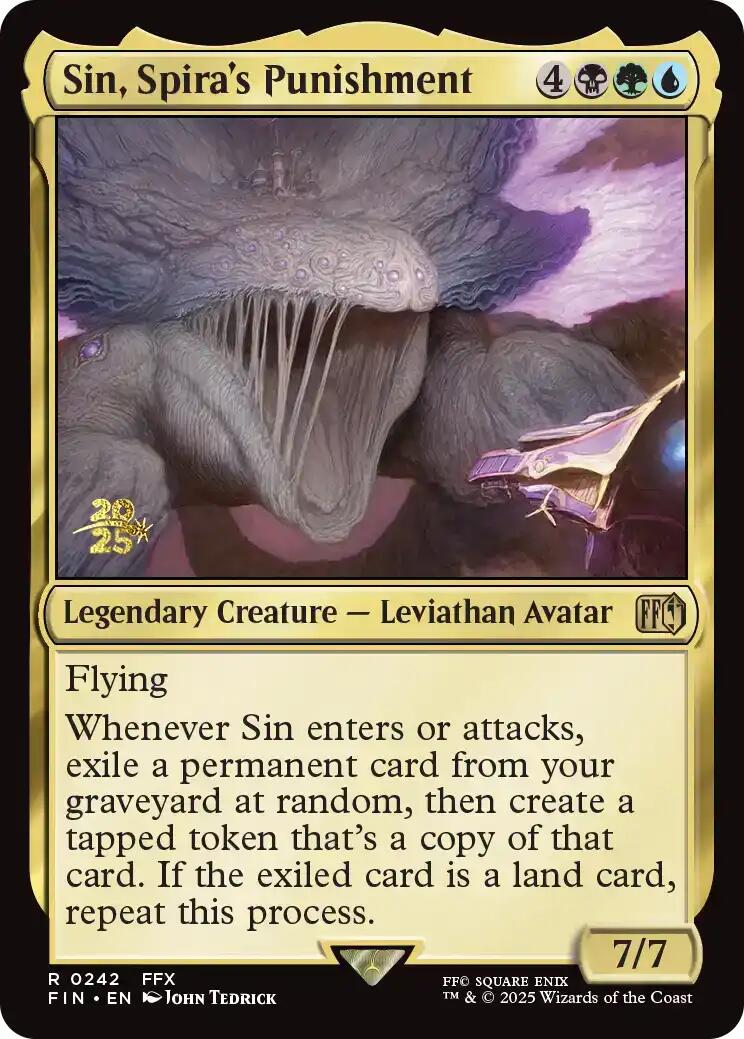 Sin, Spira's Punishment [FINAL FANTASY Prerelease Promo] | Devastation Store