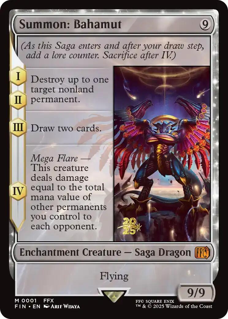 Summon: Bahamut [FINAL FANTASY Prerelease Promo] | Devastation Store