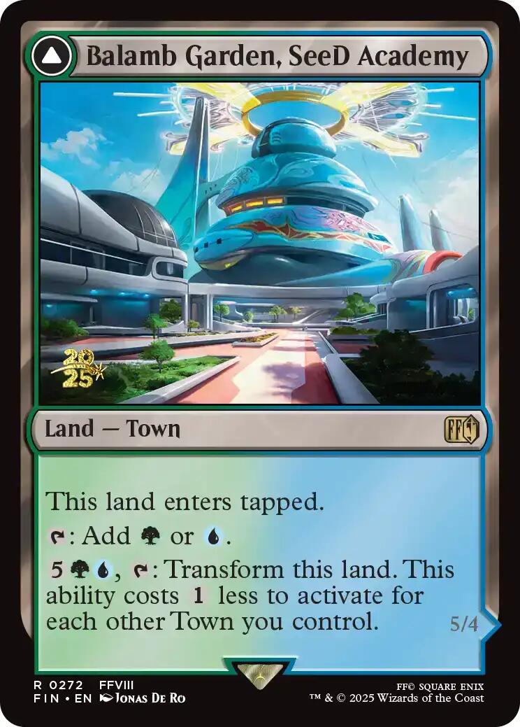 Balamb Garden, SeeD Academy // Balamb Garden, Airborne [FINAL FANTASY Prerelease Promo] | Devastation Store