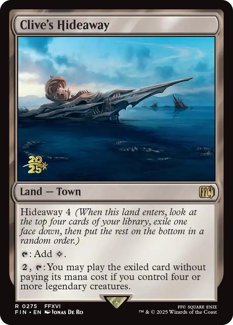 Clive's Hideaway [FINAL FANTASY Prerelease Promo] | Devastation Store