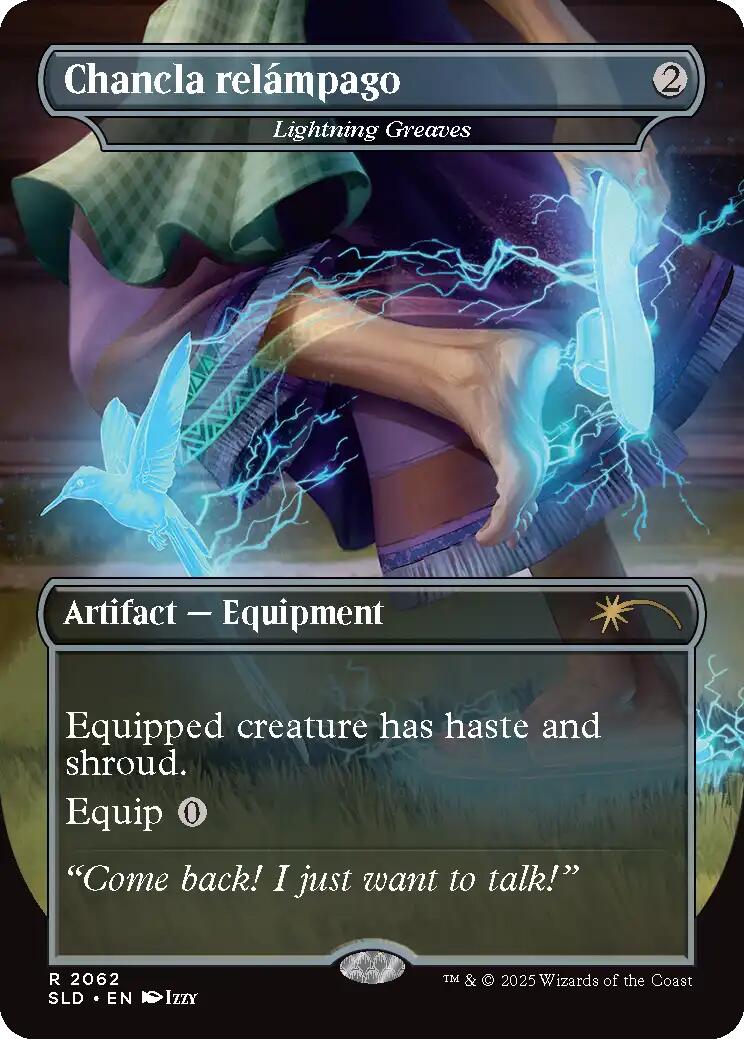 Chancla relampago - Lightning Greaves [Secret Lair Drop Series] | Devastation Store