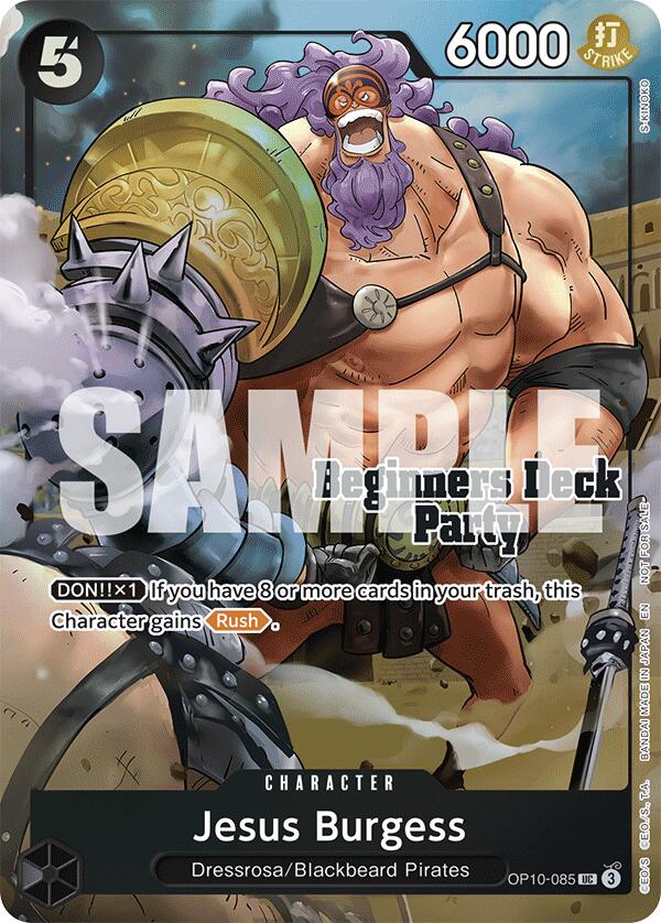 Jesus Burgess (ST-23 - ST-28 Beginners Deck Party) [Winner] [One Piece Promotion Cards] | Devastation Store