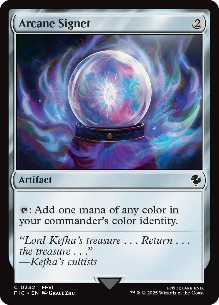 Arcane Signet (0332) (Surge Foil) [FINAL FANTASY Commander] | Devastation Store