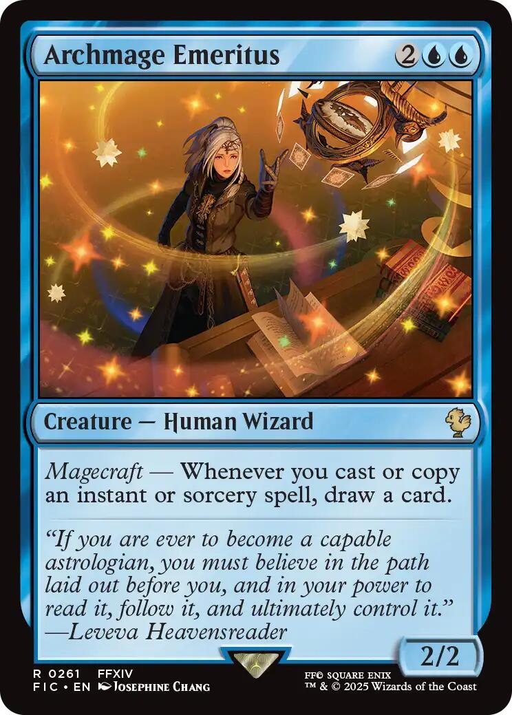 Archmage Emeritus (Surge Foil) [FINAL FANTASY Commander] | Devastation Store