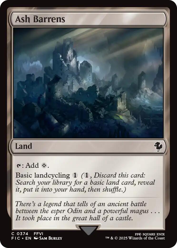 Ash Barrens (Surge Foil) [FINAL FANTASY Commander] | Devastation Store