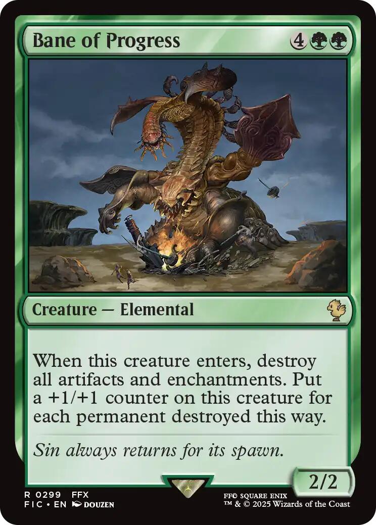 Bane of Progress (Surge Foil) [FINAL FANTASY Commander] | Devastation Store