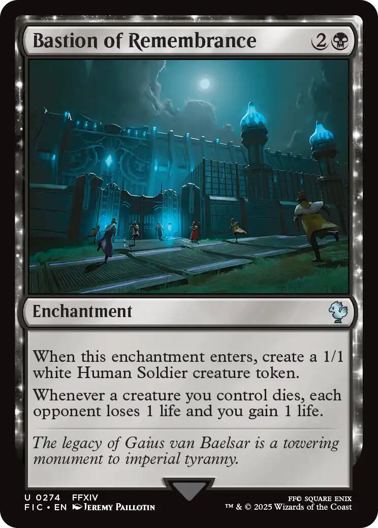 Bastion of Remembrance (Surge Foil) [FINAL FANTASY Commander] | Devastation Store