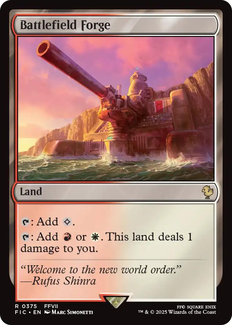 Battlefield Forge (Surge Foil) [FINAL FANTASY Commander] | Devastation Store