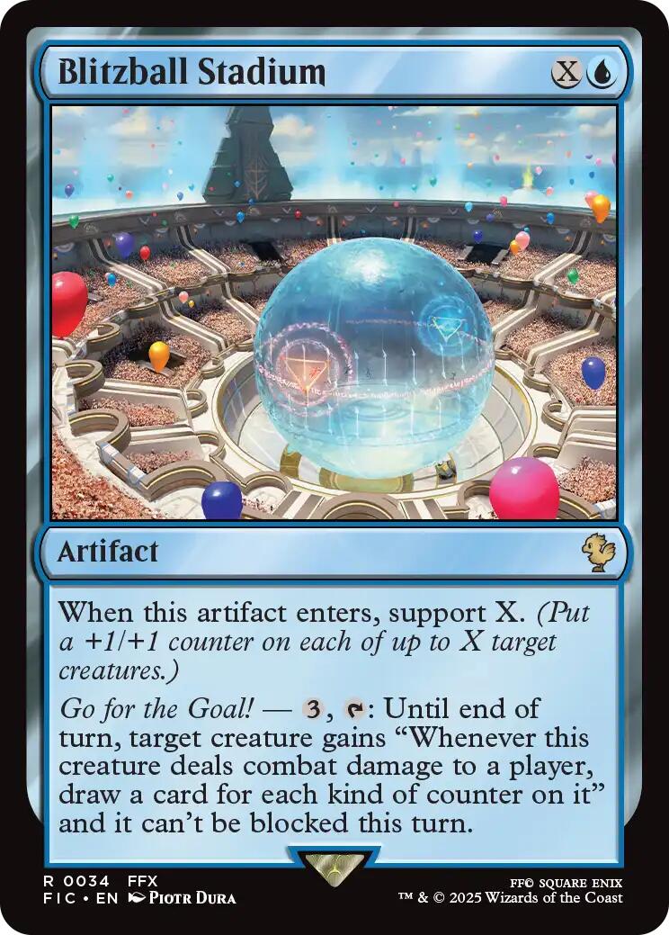 Blitzball Stadium (Surge Foil) [FINAL FANTASY Commander] | Devastation Store