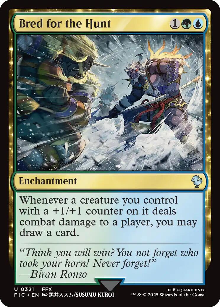 Bred for the Hunt (Surge Foil) [FINAL FANTASY Commander] | Devastation Store