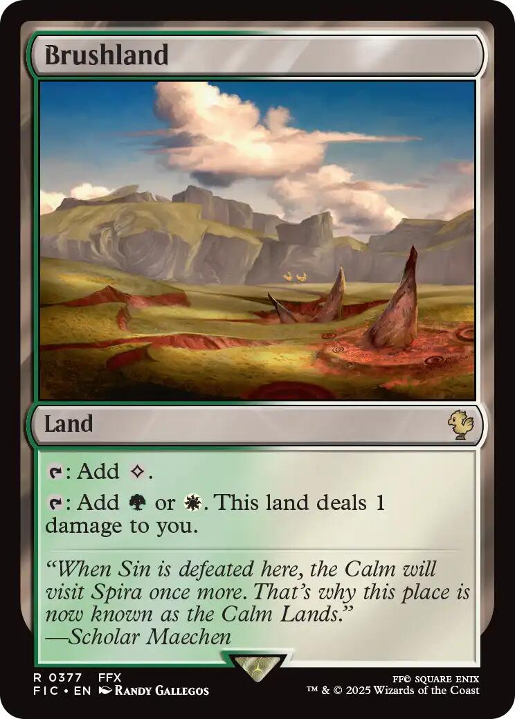 Brushland (Surge Foil) [FINAL FANTASY Commander] | Devastation Store