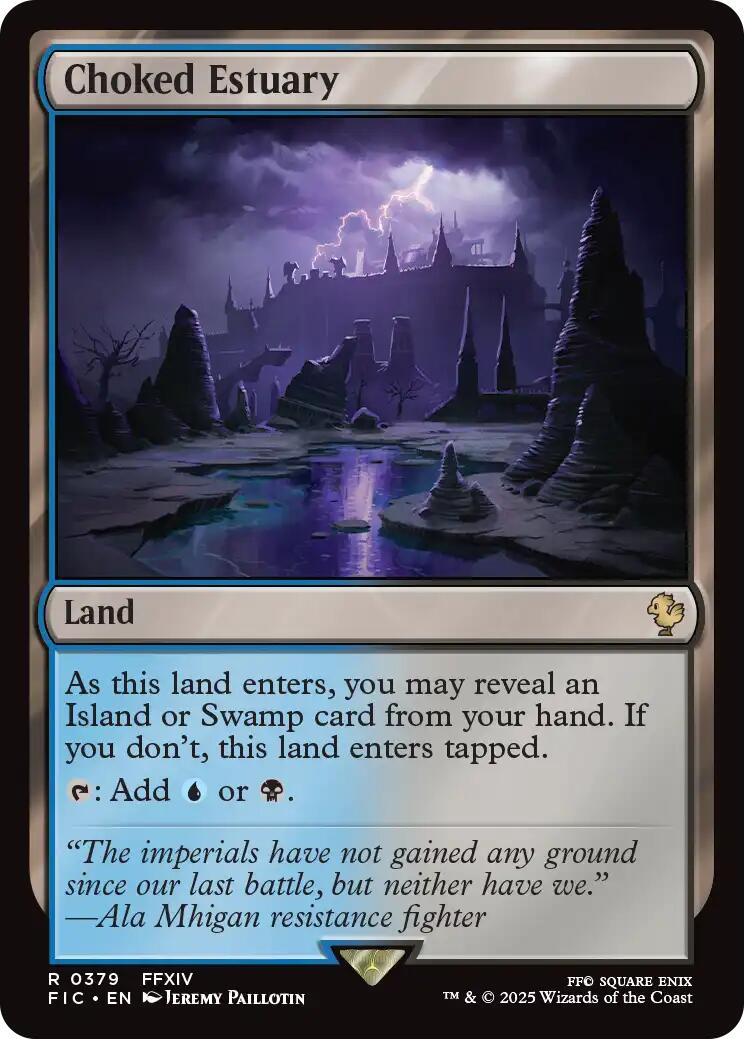 Choked Estuary (Surge Foil) [FINAL FANTASY Commander] | Devastation Store
