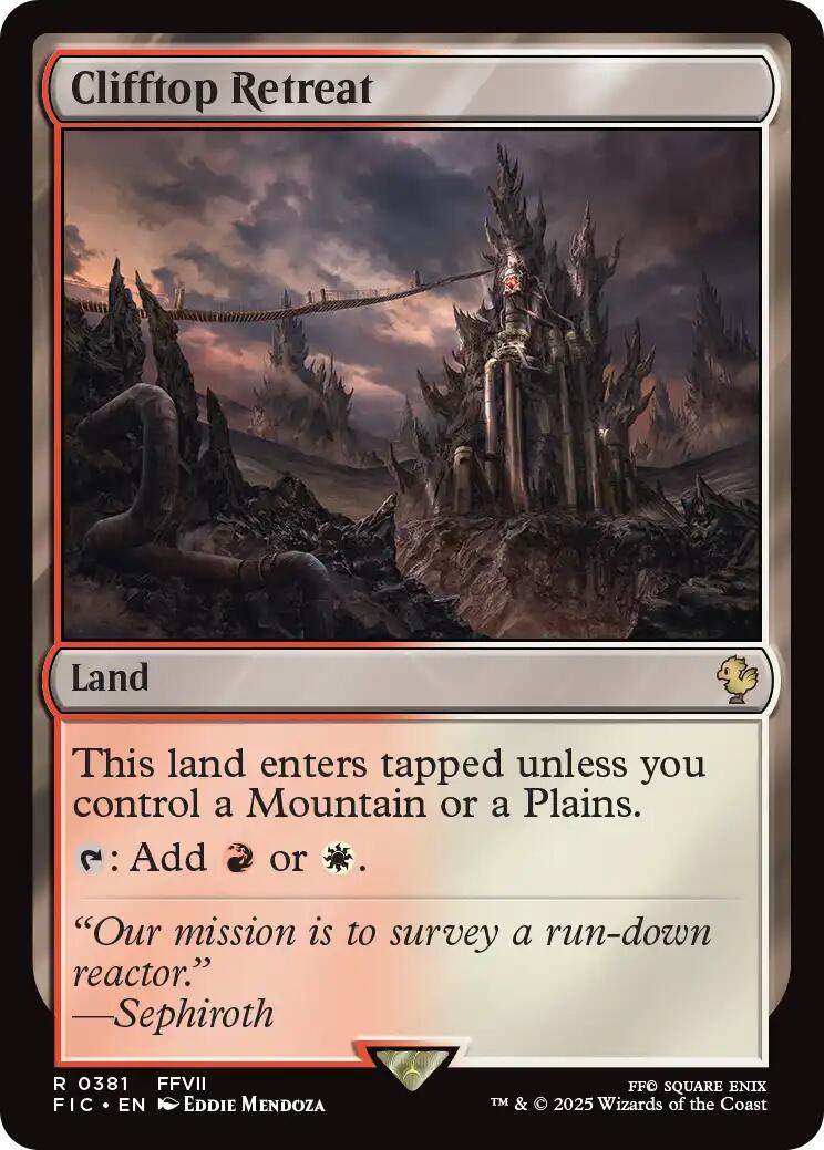 Clifftop Retreat (Surge Foil) [FINAL FANTASY Commander] | Devastation Store