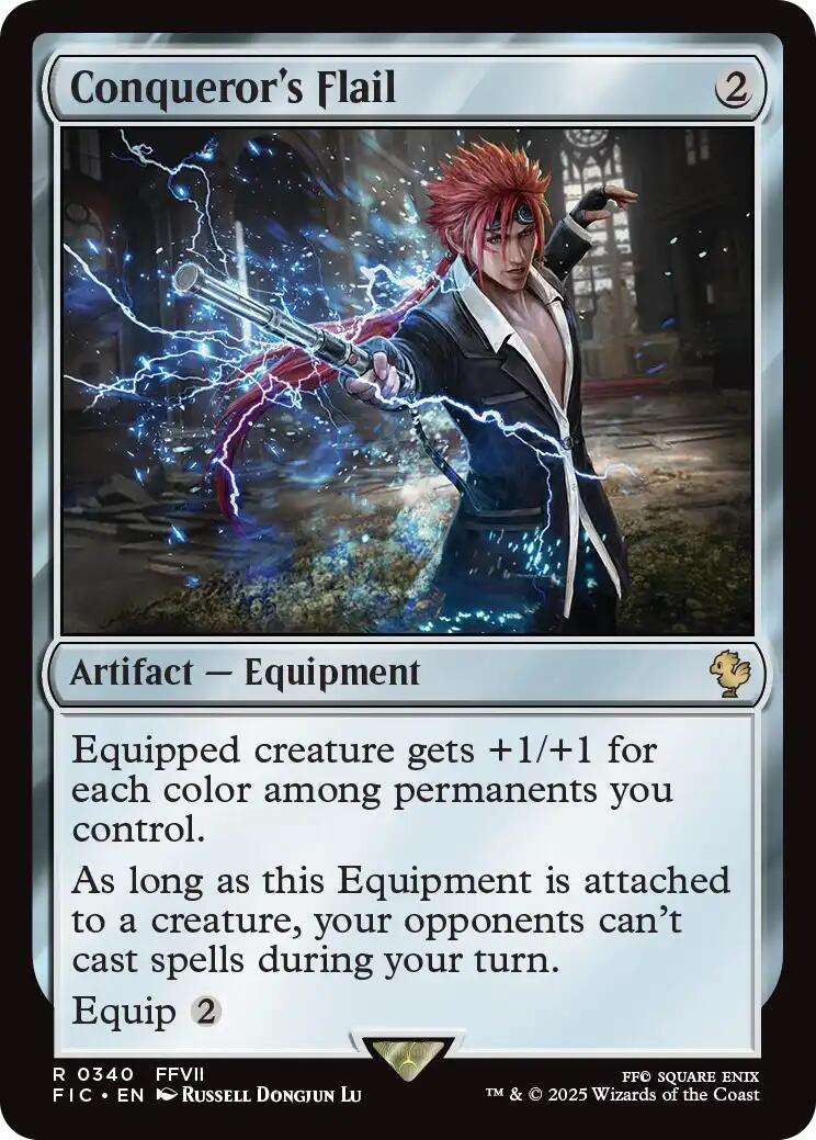 Conqueror's Flail (Surge Foil) [FINAL FANTASY Commander] | Devastation Store