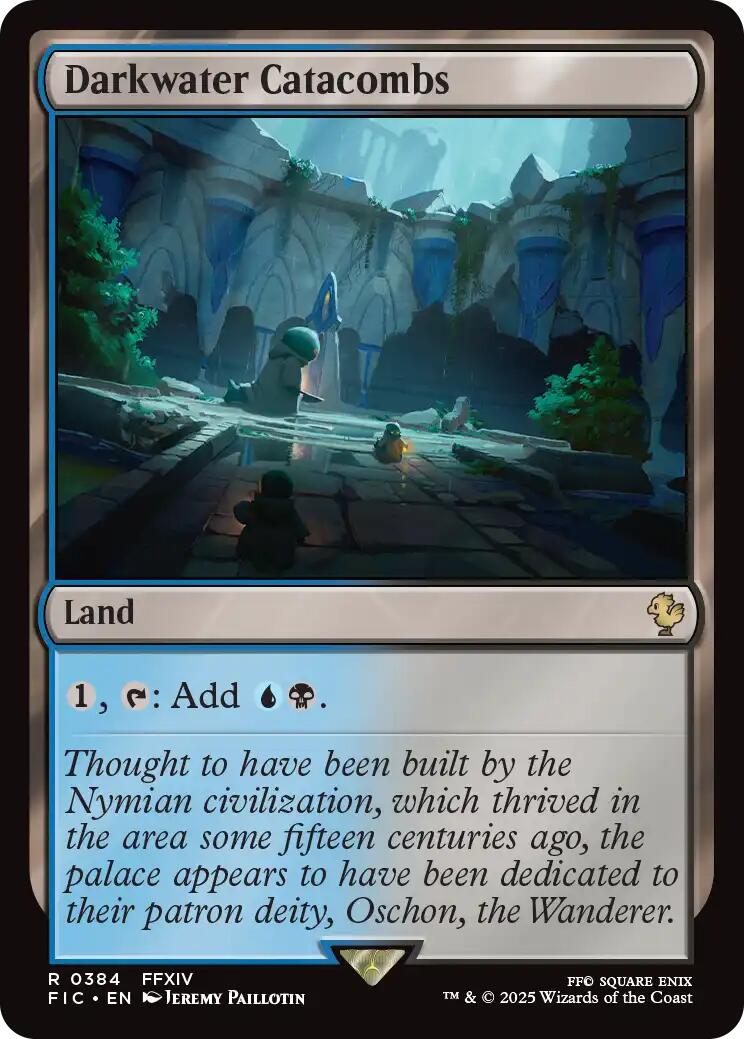 Darkwater Catacombs (Surge Foil) [FINAL FANTASY Commander] | Devastation Store