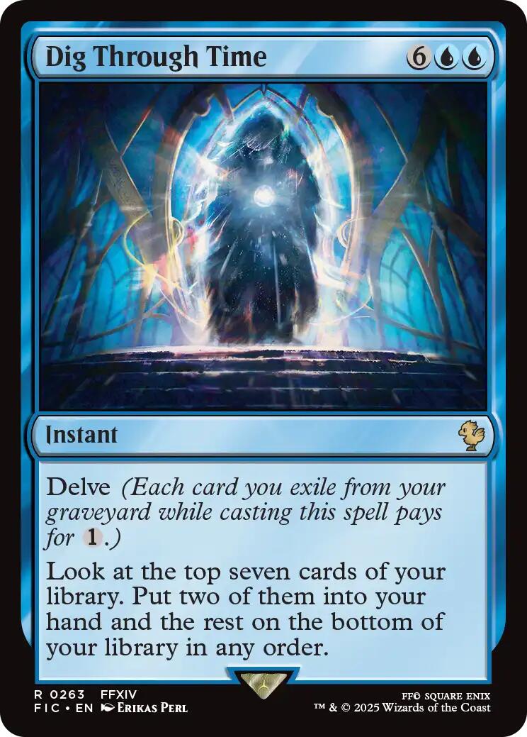 Dig Through Time (Surge Foil) [FINAL FANTASY Commander] | Devastation Store