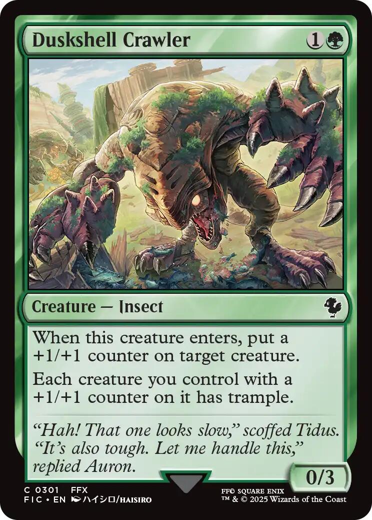 Duskshell Crawler (Surge Foil) [FINAL FANTASY Commander] | Devastation Store