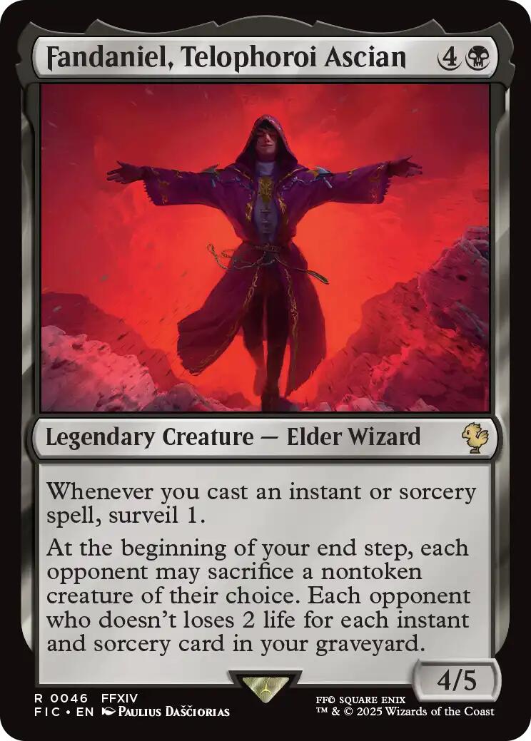 Fandaniel, Telophoroi Ascian (Surge Foil) [FINAL FANTASY Commander] | Devastation Store