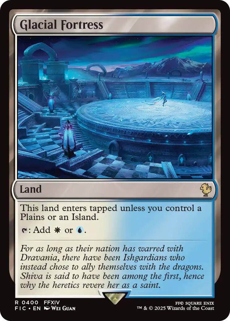 Glacial Fortress (Surge Foil) [FINAL FANTASY Commander] | Devastation Store