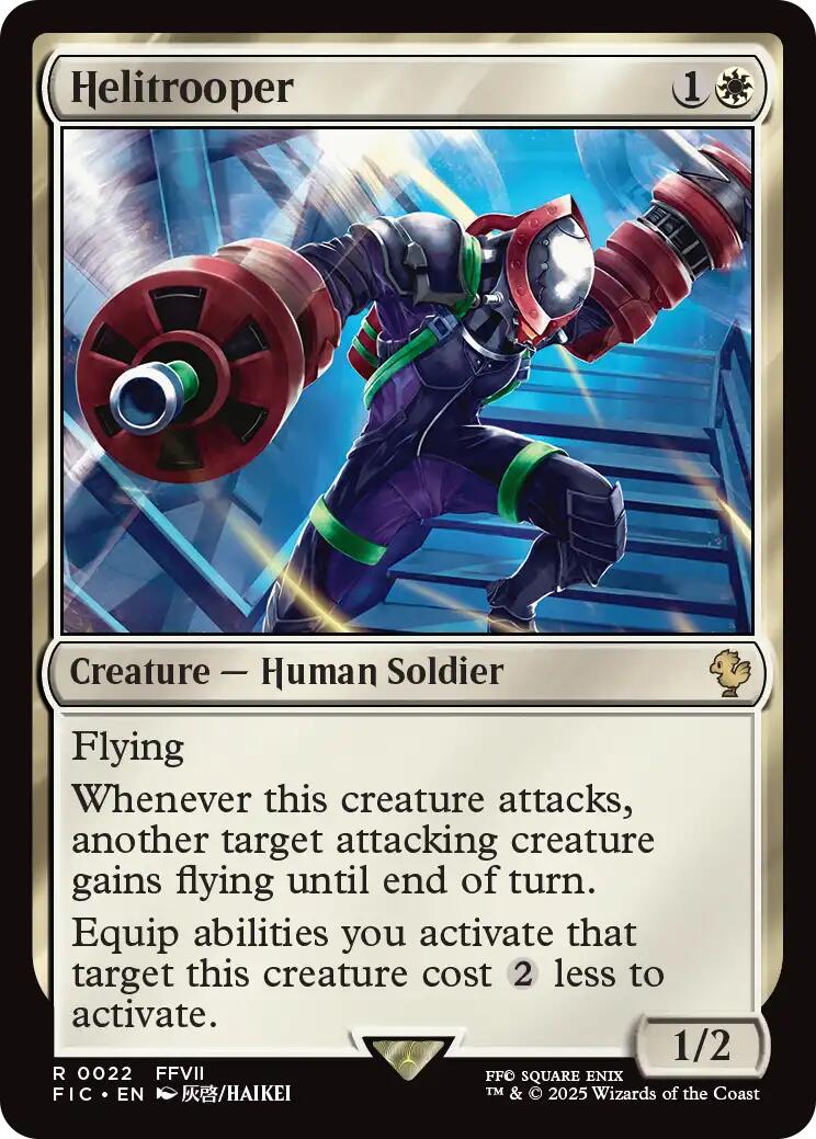Helitrooper (Surge Foil) [FINAL FANTASY Commander] | Devastation Store